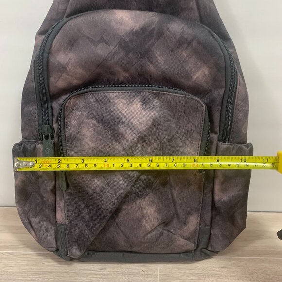 Thirty One Gray Light Pink Strokes Sling Backpack - Picture 9 of 10